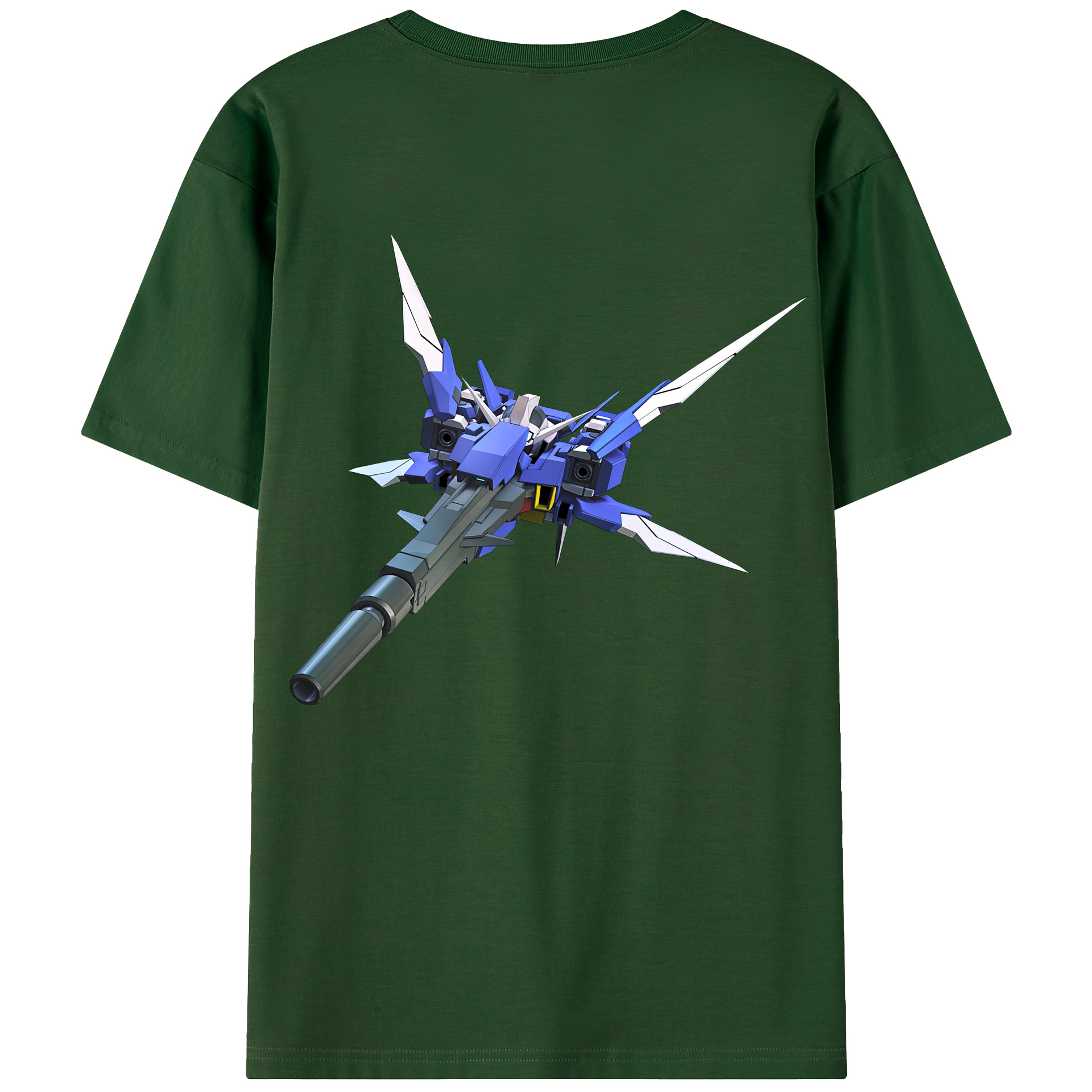 （画像用） 機動戦士ガンダム Mobile Suit Gundam 綿100％半袖Tシャツ（背面プリント）